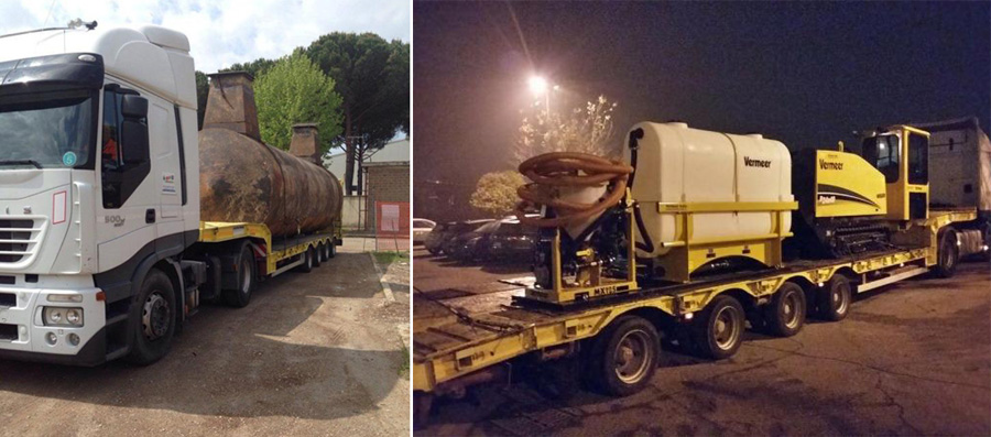 Noleggio camion cantiere - Impresa Giammaria